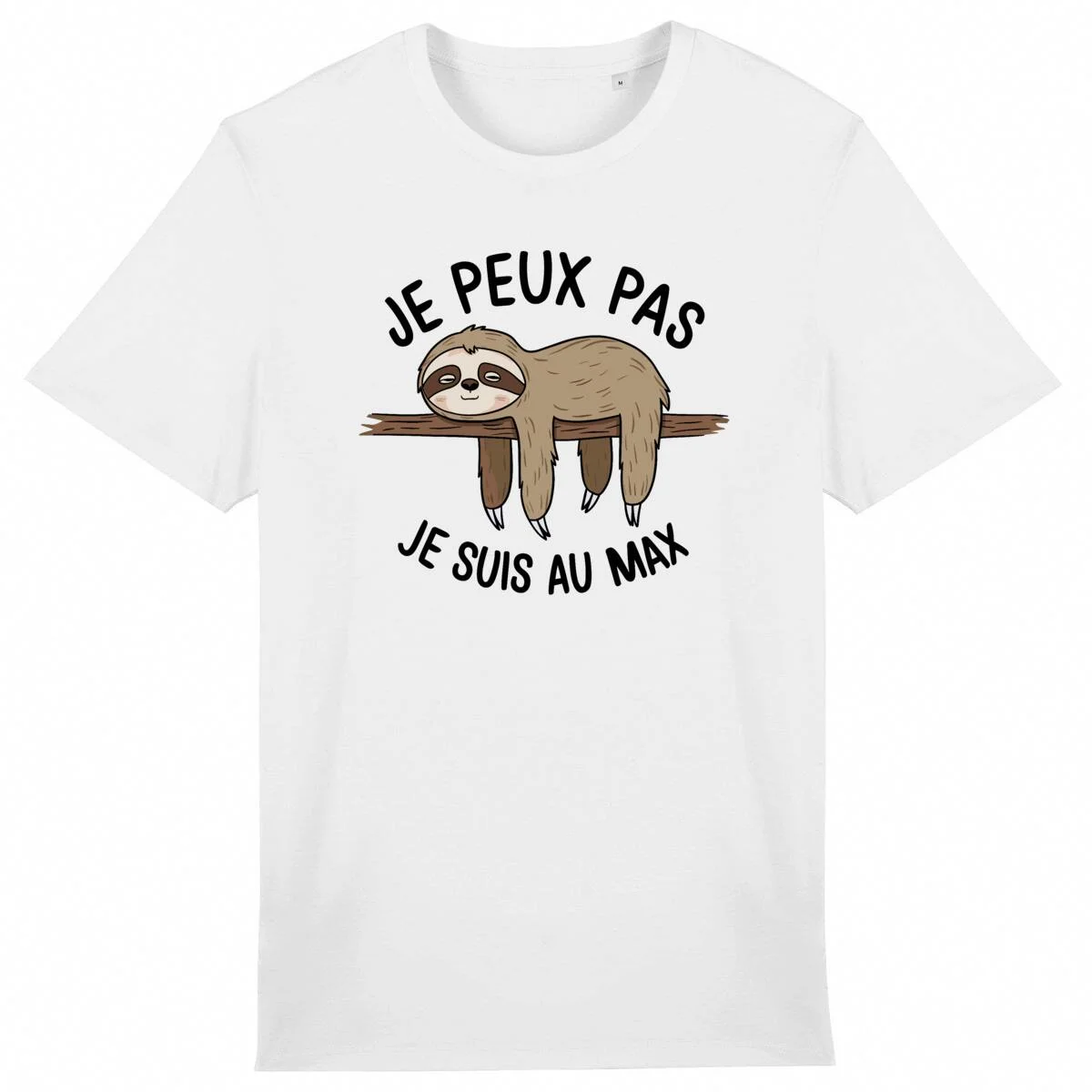 T Shirt « Je peux pas je suis au max » – Pour Homme - Édition Limitée – L’Art de la Table Française en Promotion ! T-shirt collab art collection blanc Bzb | La Redoute