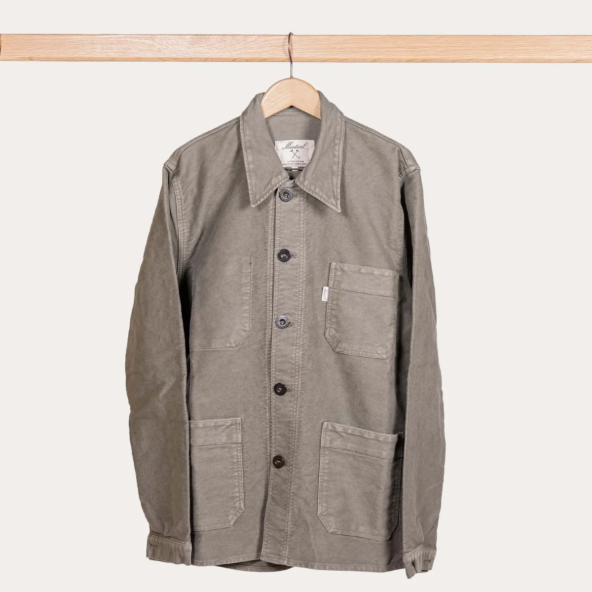 Veste Bourgeron Moleskine VERT SAUGE Unisexe E-shop mondial Produits durables modernes accessibles
