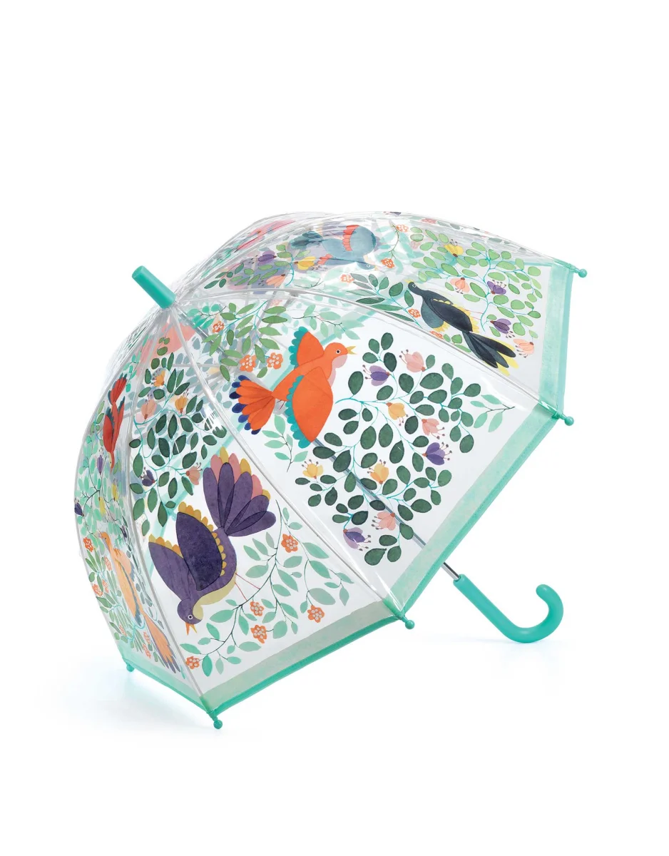 Parapluie - Fleurs et oiseaux - Djeco - Boutique Maman & Bébé – Produits Essentiels au Quotidien pluie