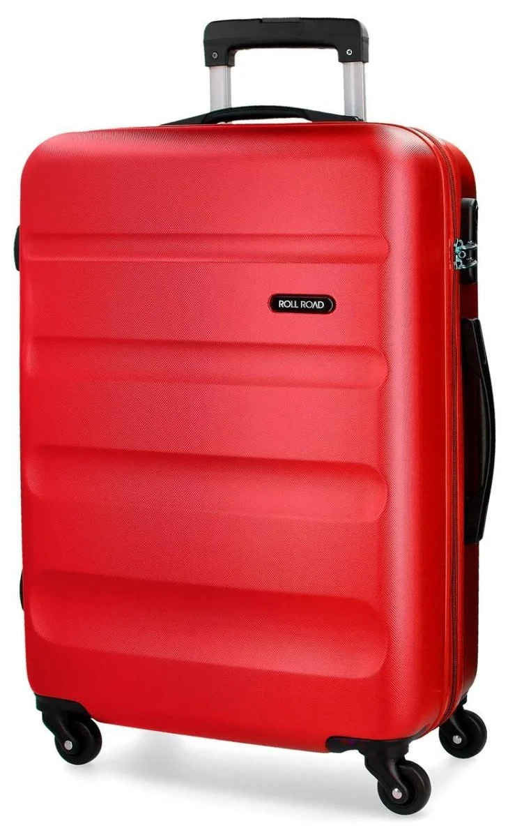 5849364 TROLLEY ABS 75CM.4R.FLEX ROJO - Des Produits XL Outdoor Pensés pour Vos Aventures au Quotidien
