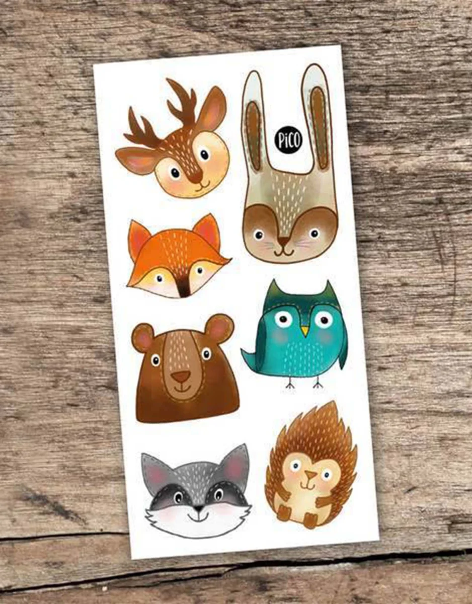 Tatouage - Animaux de la forêt - Pico - Boutique Maman & Bébé – Produits Essentiels au Quotidien Le bras de Karine avec tous les animaux de nos forêts. #tattoo #tattoos # tatouage #foresttattoo #tattootime #fullarmtattoo #deertattoo #foxtattoo  #birdtattoo #owltattoo #tttism #tttist