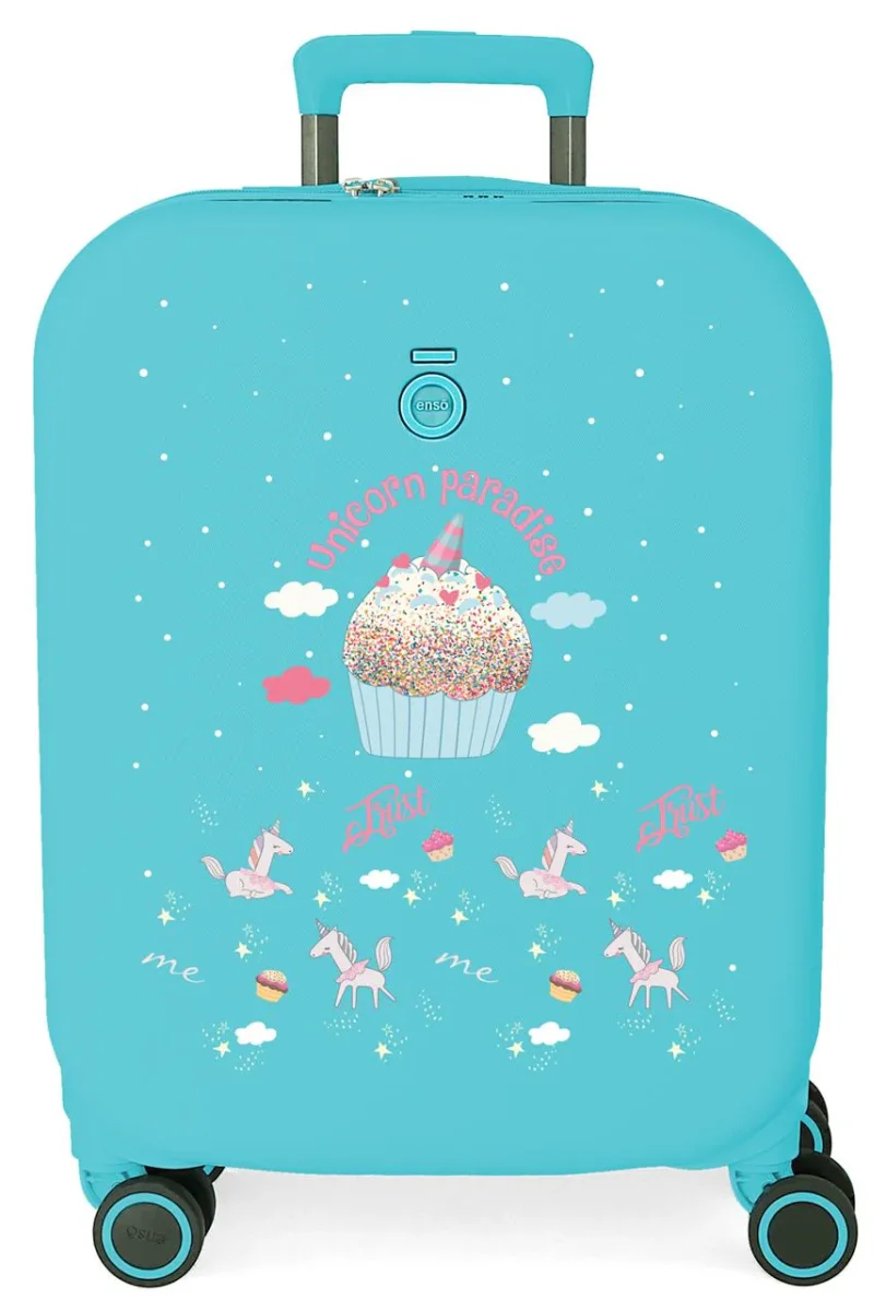 9949121 TROLLEY ABS 55CM.4R. UNICORN PARADISE TURQUESA AZUL - Des Produits Outdoor Pensés pour Vos Aventures au Quotidien Coffret Aventure Marine – Neptune elements