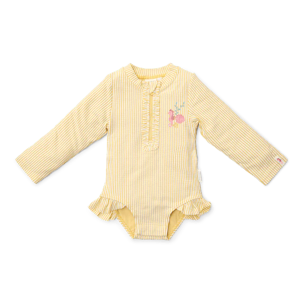 Little Dutch Maillot de bain Enfant Trésors de l'Océan Jaune Manches Longues - E-shop mondial – Produits durables, modernes et accessibles partout Livre de Bain La Fête Sous l'Océan : Livres de bain Janod - J04733