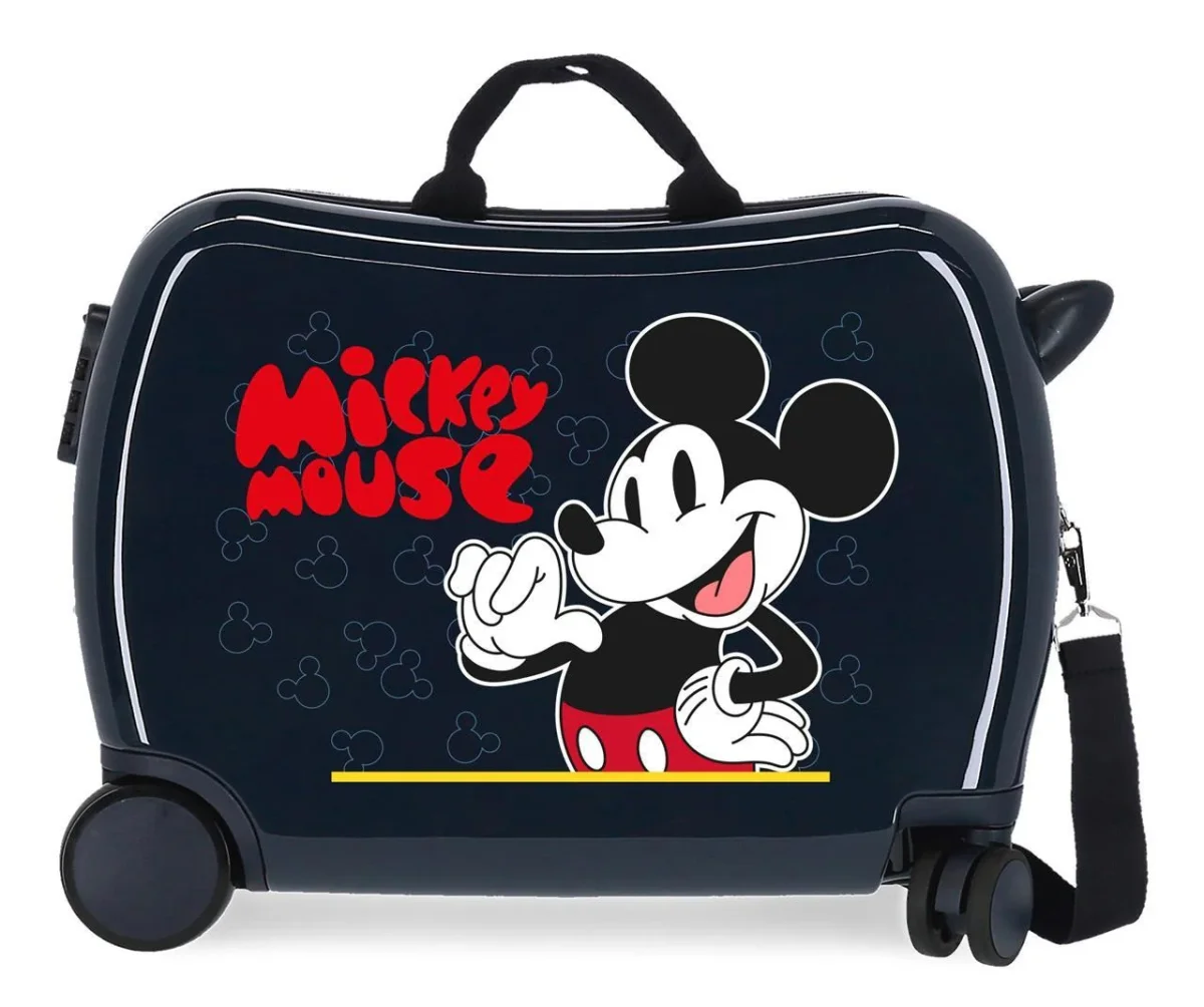 4739822 MALETA INF.ABS 4R. (2.MULTI) MICKEY MOUSE FASHION MA - Des Produits Outdoor Pensés pour Vos Aventures au Quotidien ✈️🌟 ¡Viaja con toda la magia de Disney! 🐭❤️, Lleva contigo la ternura,  alegría y estilo de Mickey y Minnie Mouse con estas hermosas maletas,  ideales para