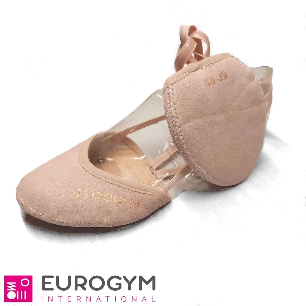 Chaussons demi-pointes GR EUROGYM “Eva Gold” EGD-1 - Matériel sport pas cher – Meilleur rapport qualité-prix JUSTOGYM Chaussons pour la gymnastique