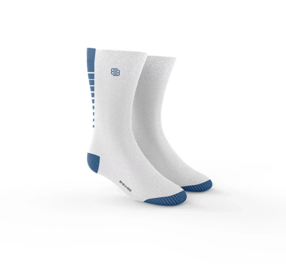 Chaussettes basket UP TIME Blanc Bleu Matériel sport cher Meilleur rapport qualité prix
