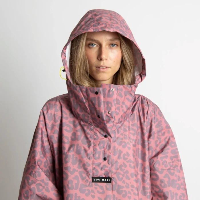 PONCHO - LEO SPLASHES ASH PLUM / LIGHT BERRY - Des Produits Outdoor Pensés pour Vos Aventures au Quotidien - {'count': 1, 'name': 'Maison'}