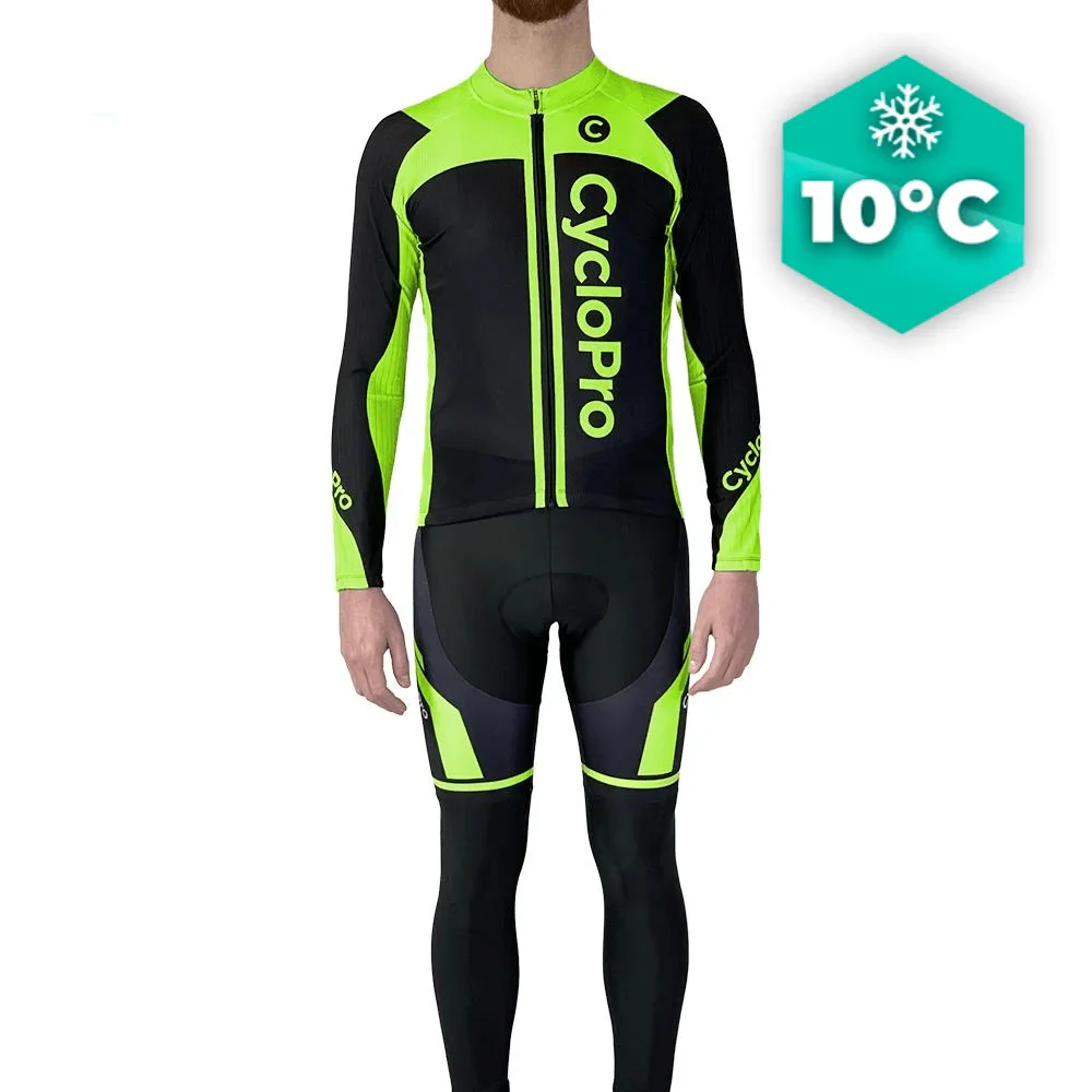Tenue cycliste automne verte - Personal Flash+ - Tout pour Créer des Expériences Mémorables en Extérieur