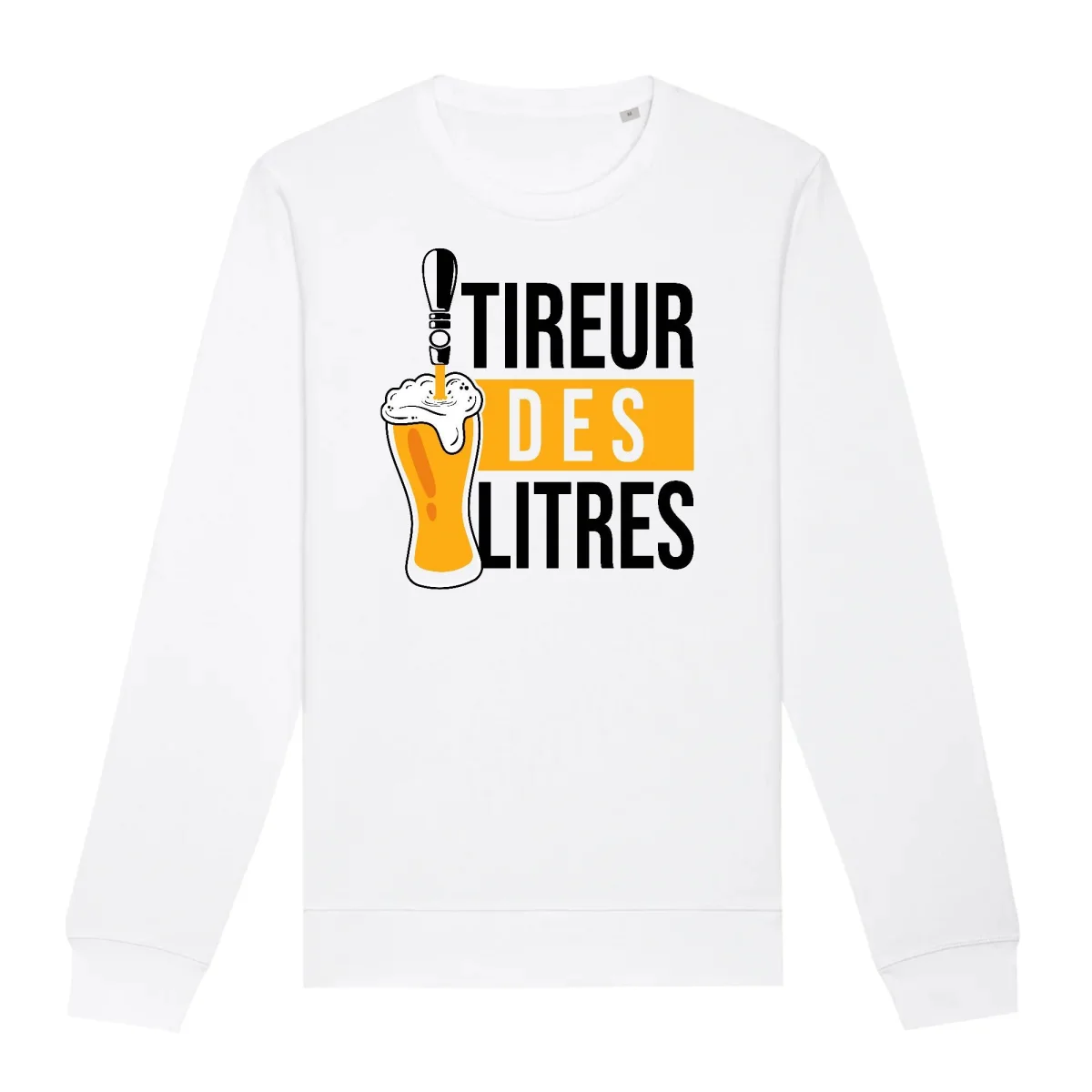 Sweat « Tireur des litres » – Orange Unisexe - Édition Limitée – L’Art de la Table Française en Promotion !