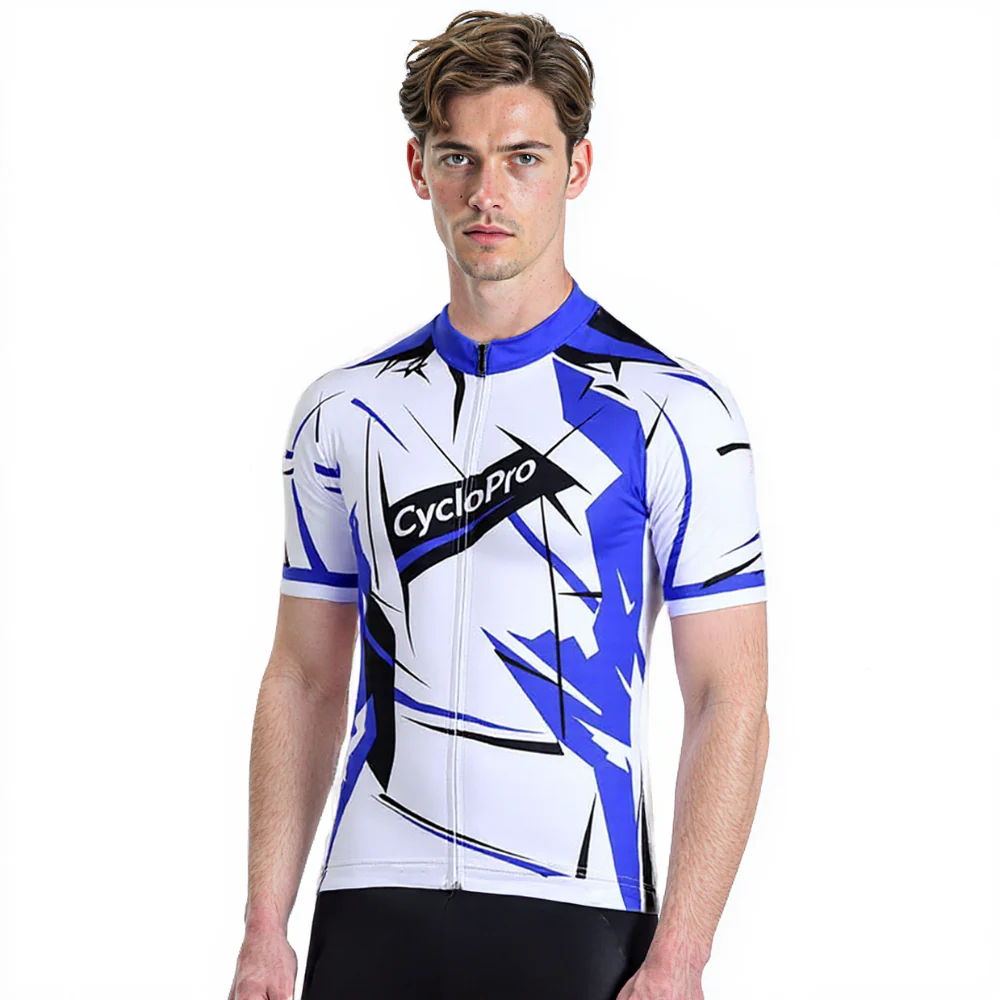 Maillot Cyclisme Route Bleu - Sensas+ - Tout pour Créer des Expériences outdoor Mémorables en Extérieur