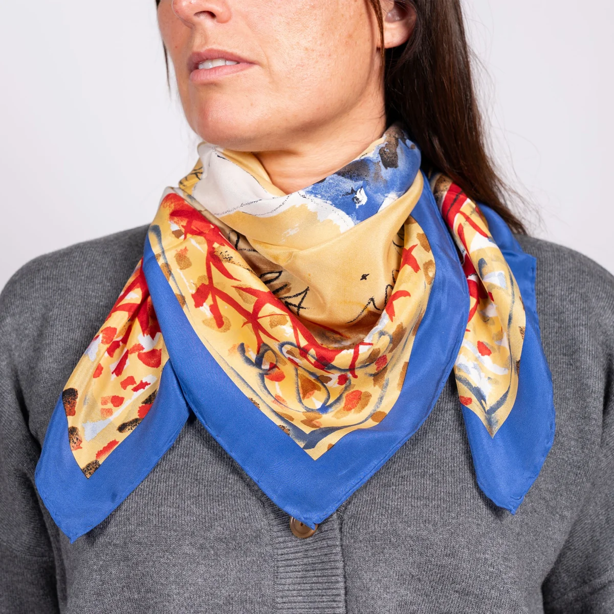 Foulard Soie Course Camarguaise Michel Gilles - E-shop mondial – Produits durables, modernes et accessibles partout - carte cadeau e-shop produit