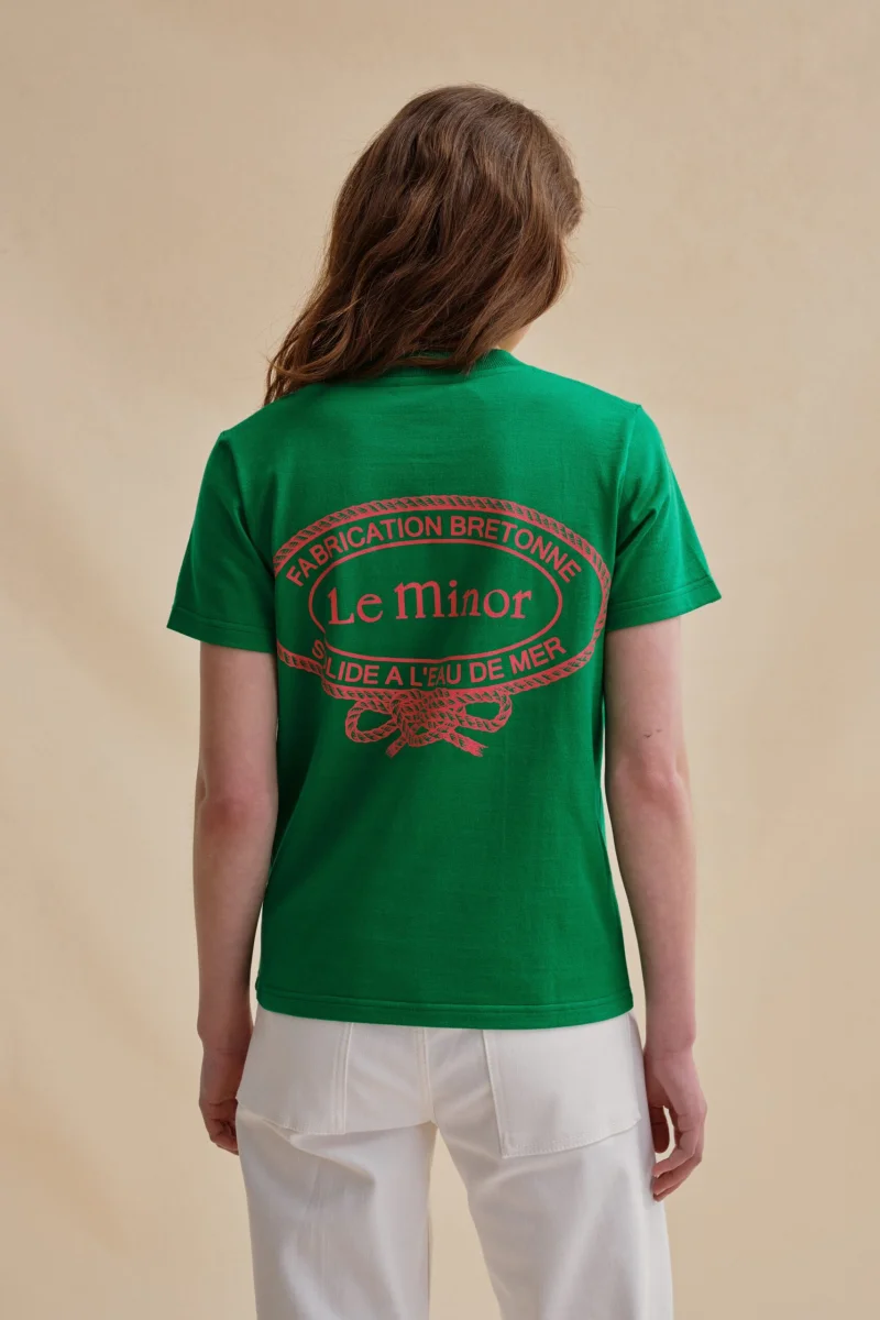 shirt Vic sérigraphié vert Vins Rouges Harmonieux Occasion