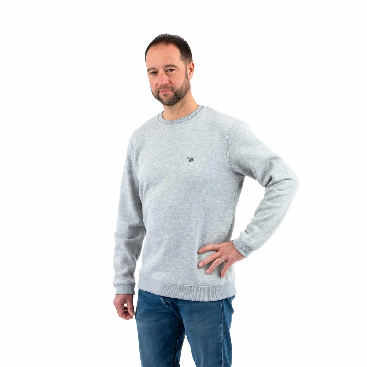 Sweat mixte Bee Basic - Vins Rouges Harmonieux pour Chaque Occasion - Sweat zippé