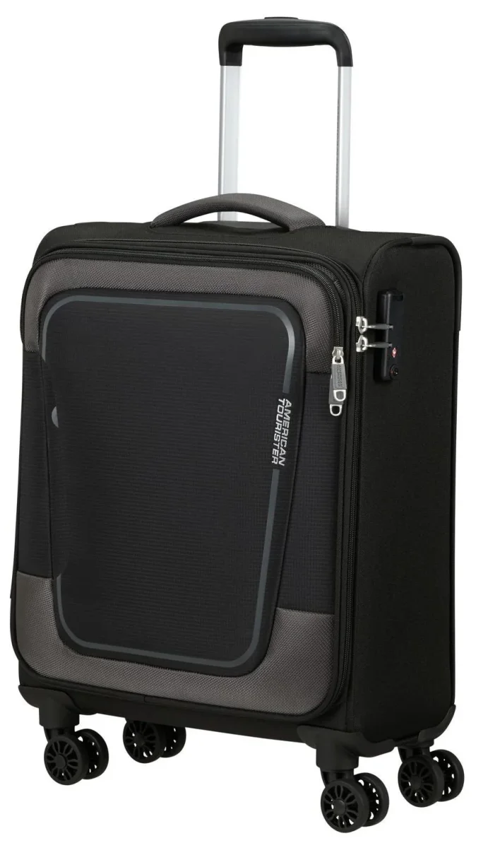 AMERICAN TOURISTER MALETA BLANDA EXTENSIBLE PULSONIC DE CABINA 55CM - Des Produits Outdoor Pensés pour Vos Aventures au Quotidien VAUBAN | Valise Cabine 55 CM bleu electrique