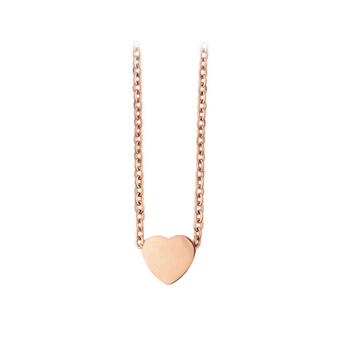 Collier en acier inoxydable rose doré en forme de cœur (6 pièces) - E-shop mondial – Produits durables, modernes et accessibles partout Collier Coeur Côme (plusieurs coloris) – Acier inoxydable