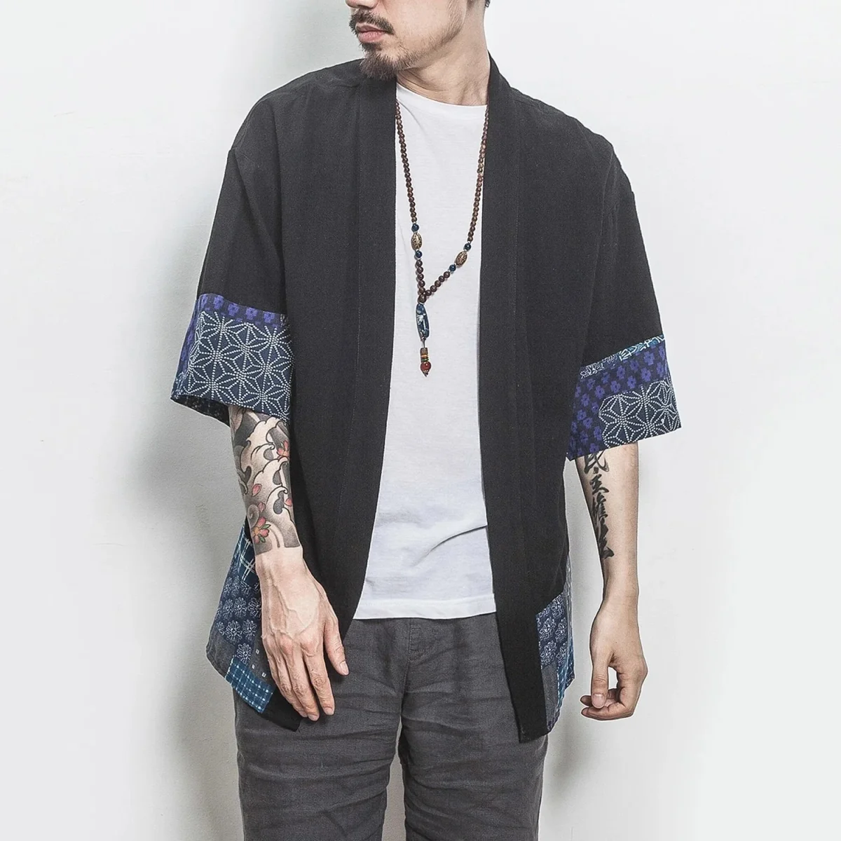 Veste Kimono Homme Japonais - Saldi Straordinari – Offerte Speciali Disponibili Adesso LMDG