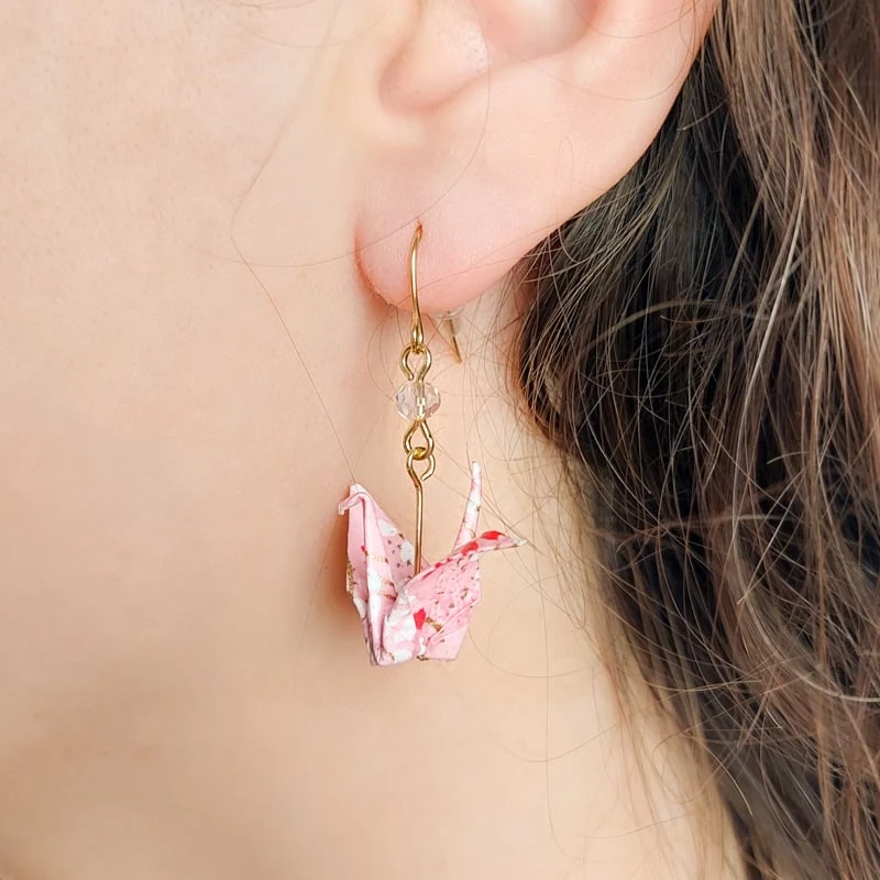 Boucles d'Oreilles Origami Pinku - Saldi Straordinari Petite – Offerte Speciali Disponibili Adesso