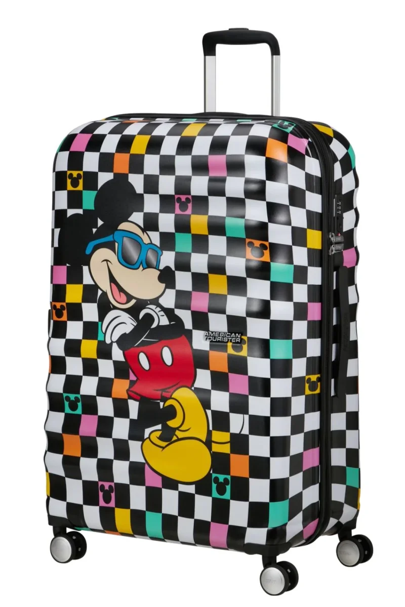AMERICAN TOURISTER MALETA GRANDE MICKEY CHECK 77CM - Des Produits Outdoor Media Pensés pour Vos Aventures au Quotidien