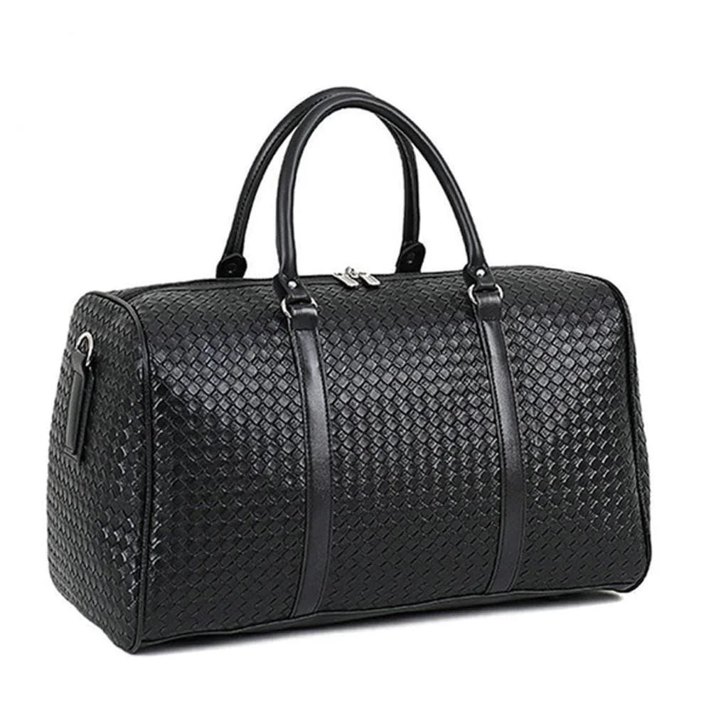 Sac Voyage Tressé Noir Univers maison accessoires utiles vie