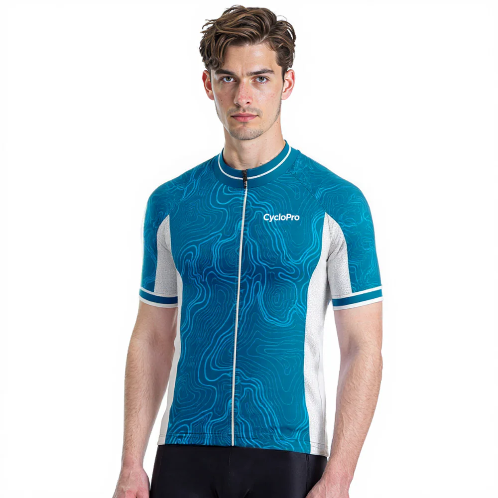 Maillot Cyclisme Route Bleu - Fluidity+ - Tout pour Créer des Expériences Mémorables en Extérieur - Sauna exterieur