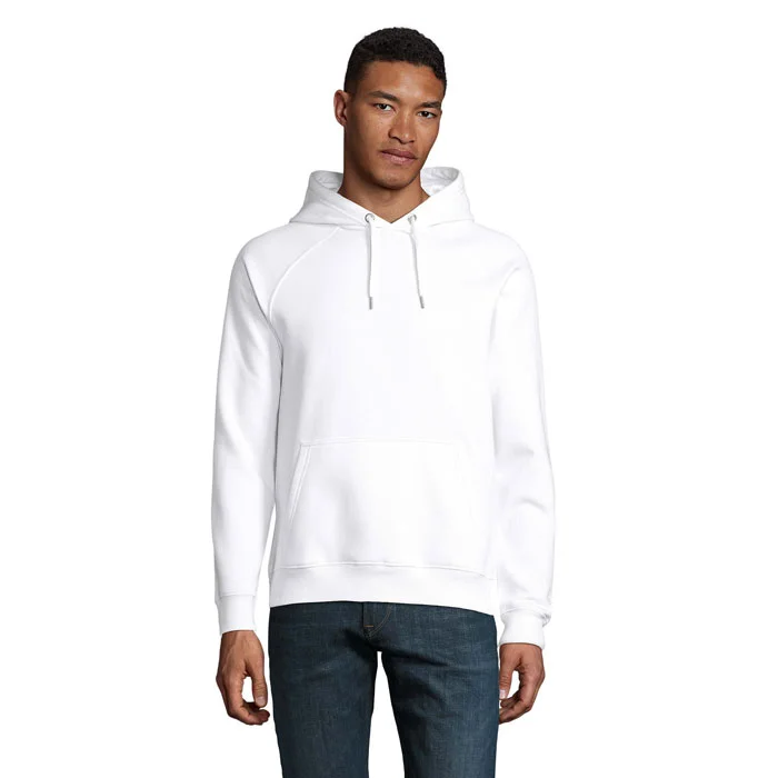 Sweat shirt mixte capuche coton bio recyclé STELLAR Saldi Straordinari Offerte Speciali Disponibili Adesso