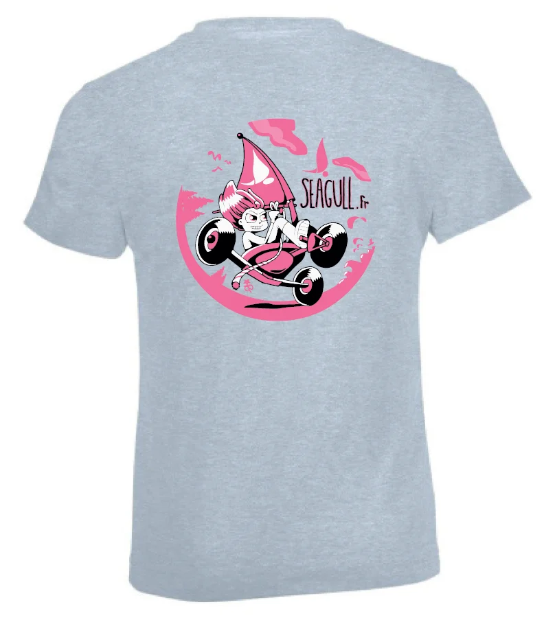 Tee GRIS Crazy Ludic Rose Outdoor Sports Shop Plans Randonnée amp Trekking