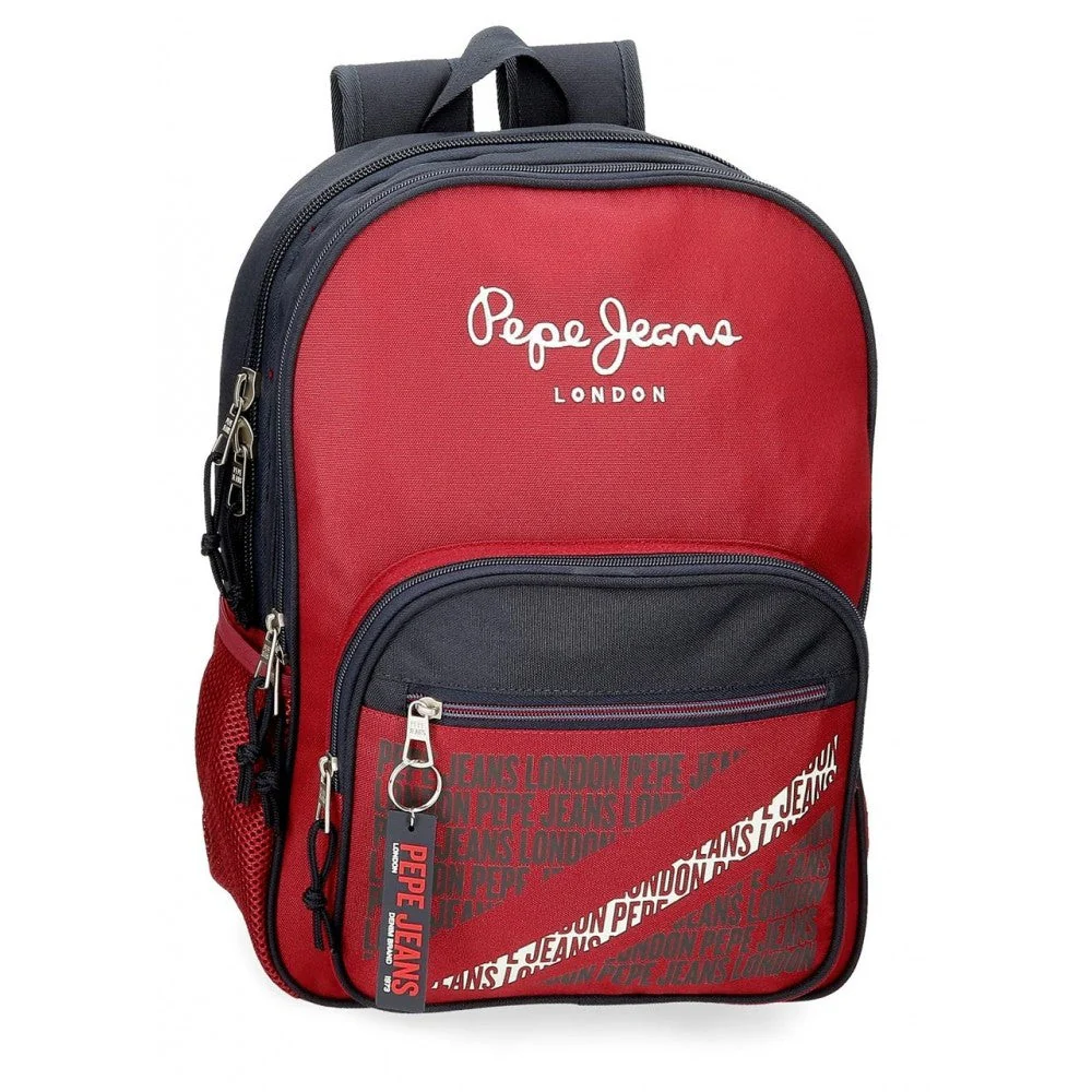 Mochila escolar dos compartimentos Pepe Jeans Clark 40cm - Des Produits Outdoor Pensés pour Vos Aventures au Quotidien - {'count': 1, 'name': '15x21'}
