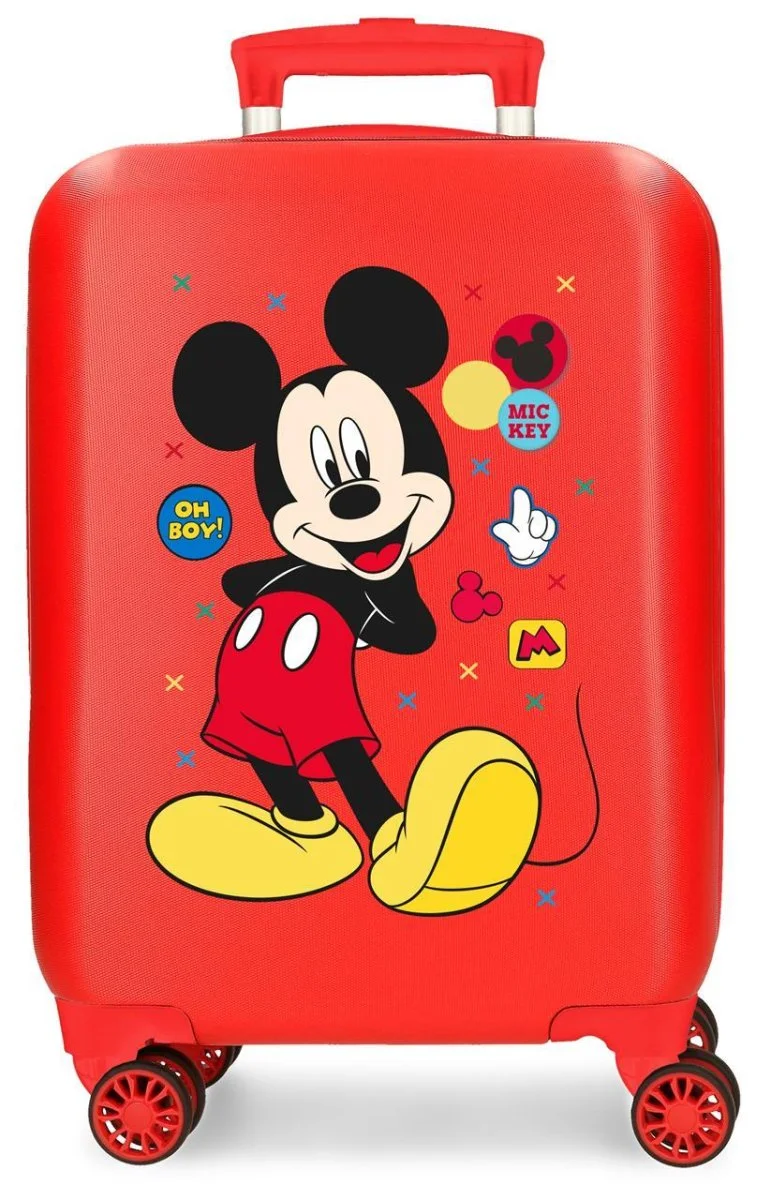 4681367 TROLLEY ABS 50 CM.4R. MICKEY ENJOY THE DAY - Des Produits Outdoor Pensés pour Vos Aventures au Quotidien - Valises rigides