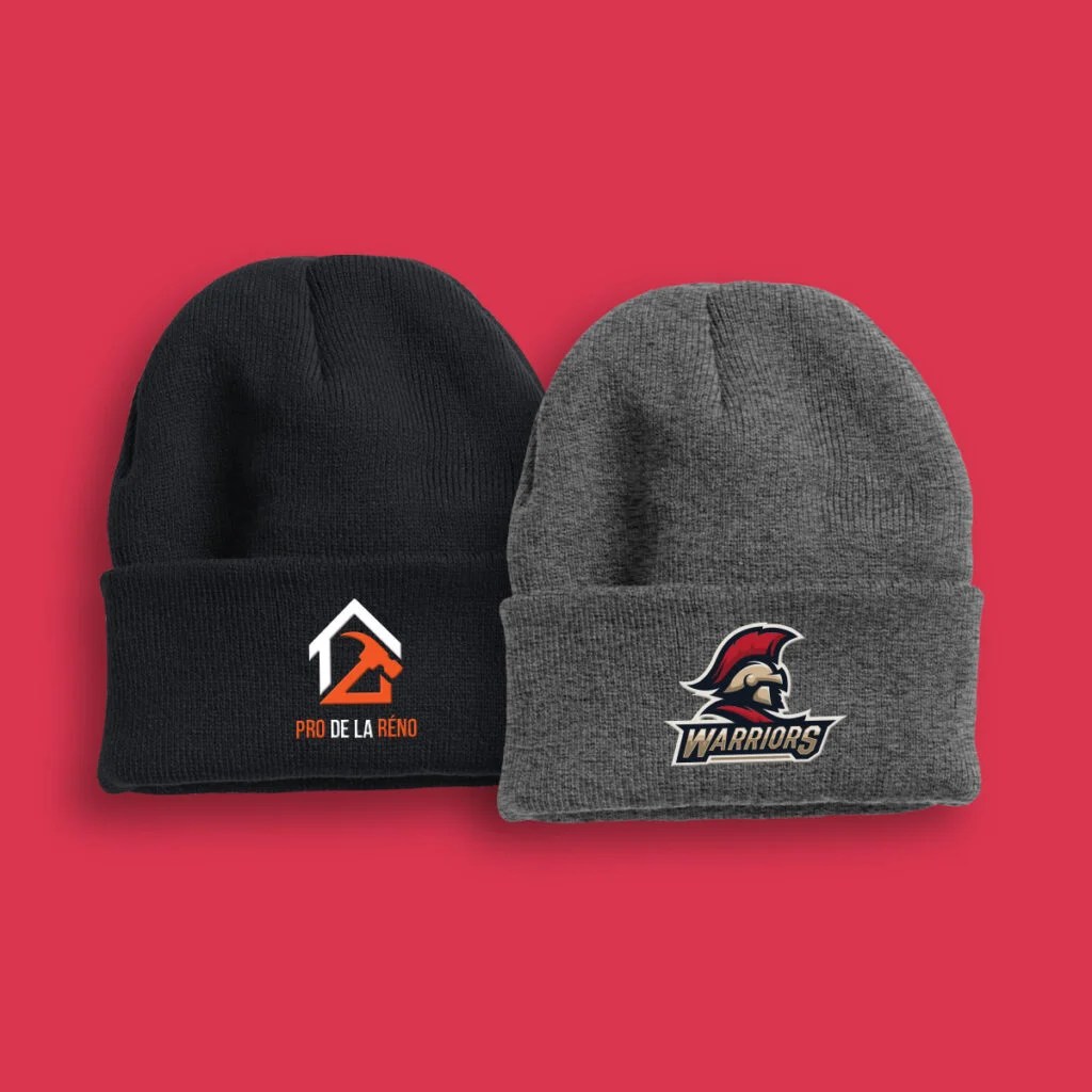 Tuque en tricot thermique - Vins Rouges Harmonieux pour Chaque Occasion Vincent & Marie Tricot – Gergovie Wines