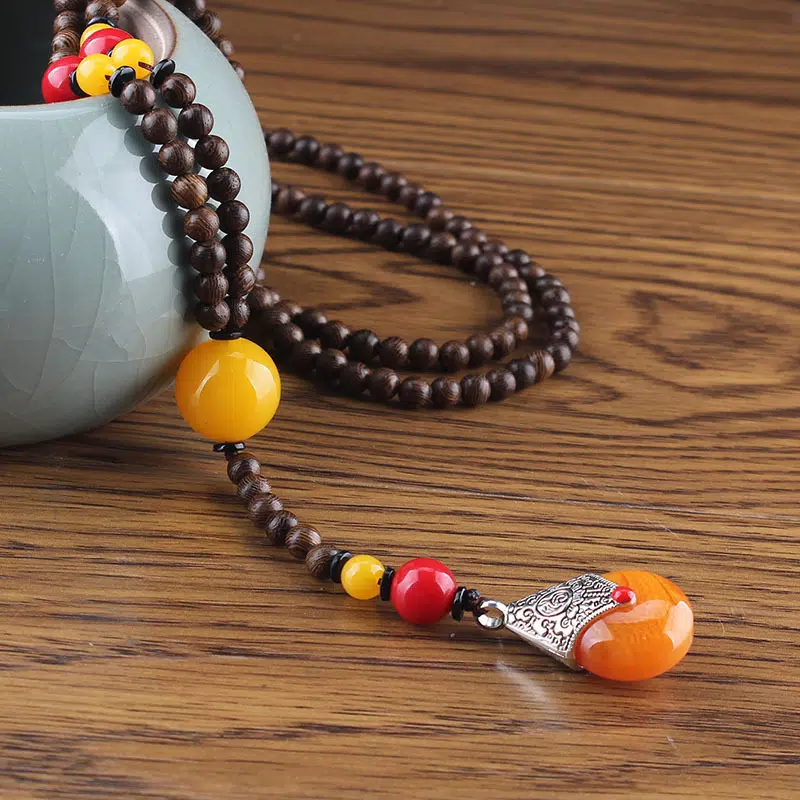 Collier en motif bois pour femme - Saldi Straordinari – Offerte Speciali Disponibili Adesso