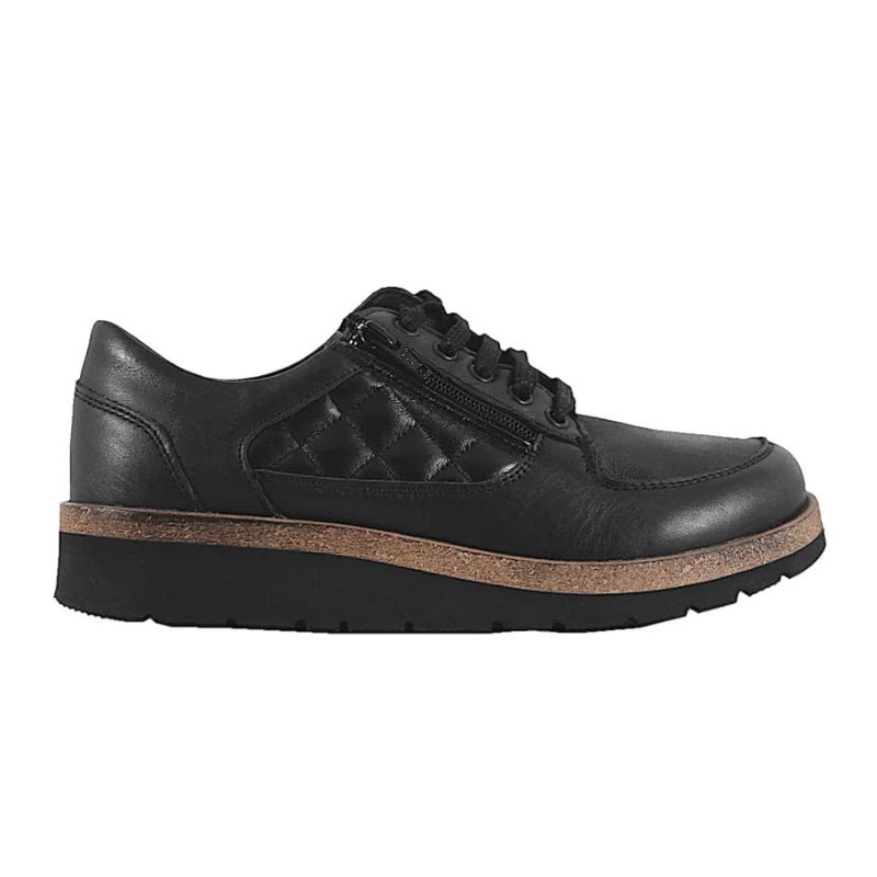 New Feet chaussure femme moderne cuir noir Organisation maison solutions rangement