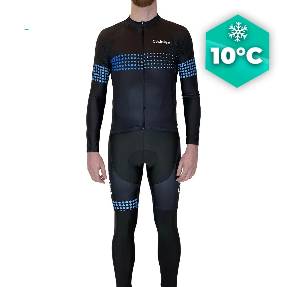 Tenue cycliste Bleue Homme Liberty+ Expériences Mémorables Extérieur
