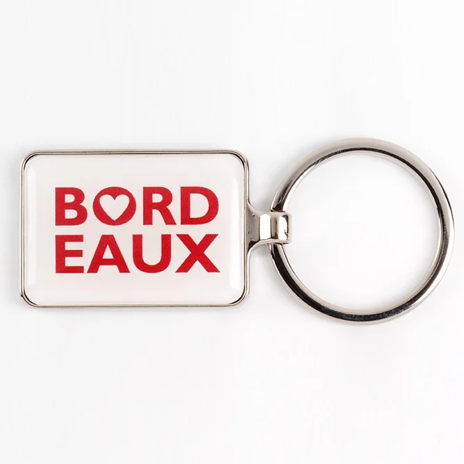 Porte-clé « BORDEAUX Ville de Coeur® » - Édition Limitée – L’Art de la Table Française en Promotion ! - restaurant coeur ® édition art table promotion