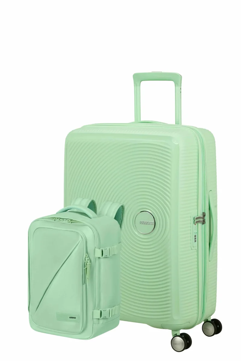 Pack Maleta mediana SoundBox + Mochila Take2cabin de American Tourister - Verde pastel - Des Produits Outdoor Pensés pour Vos Aventures au Quotidien HYPERBURO | SAC A DOS LIDERPAPEL SCOLAIRE MULTIPOCHES ET MULTICOULEURS  PASTEL 35X11X27CM