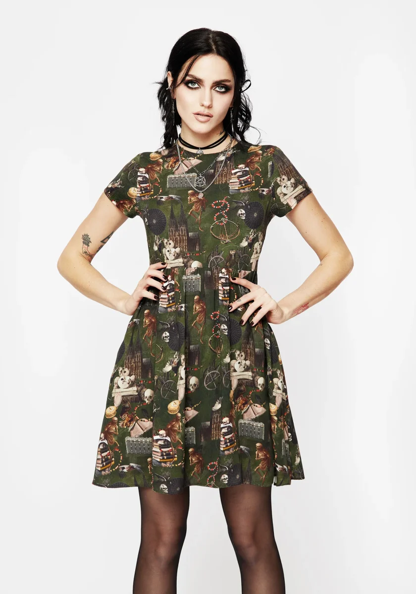 Maleficium Mini Skater Dress - Escarpins & Stilettos élégants pour femme – Modèle Nouvelle collection tendance