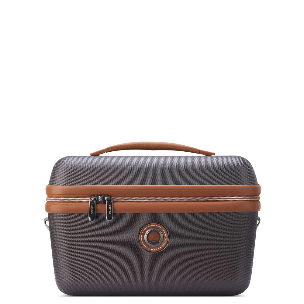 DELSEY CHATELET AIR 2.0 BEAUTY CASE COMPATIBLE CON SISTEMA TROLLEY - Des Produits Outdoor Pensés pour Vos Aventures au Quotidien DELSEY - Châtelet Air 2.0 - Tote beauty case - Marron – BAGADIE PARIS