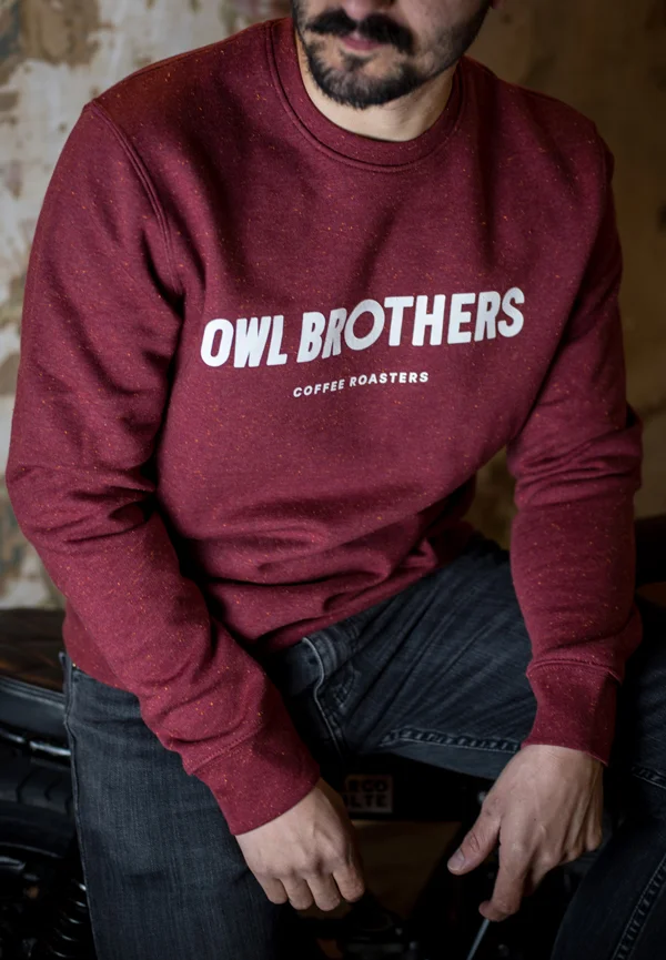 Sweat shirt Unisexe Brothers Chiné Coton Saldi Straordinari Offerte Speciali Disponibili Adesso