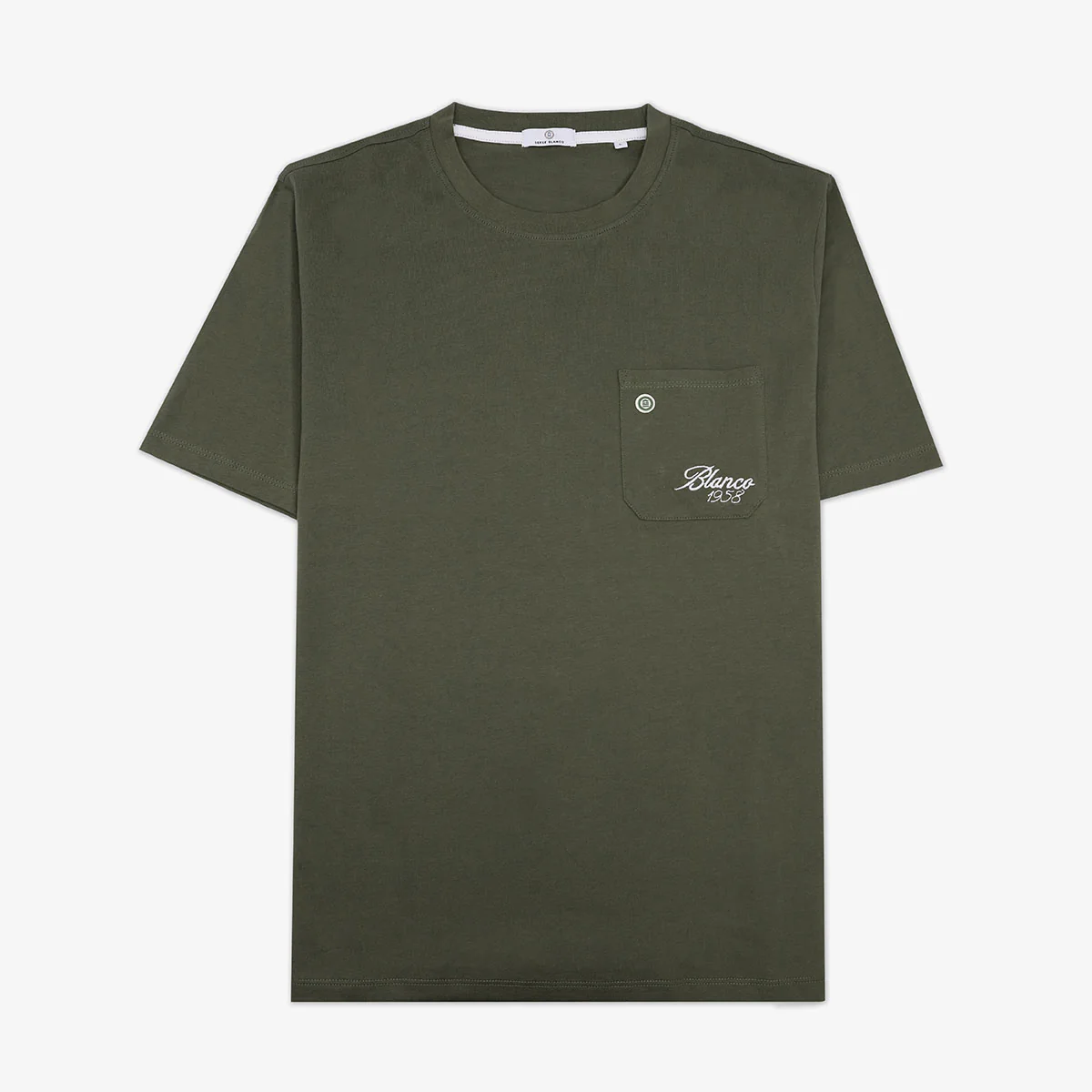 T-shirt manches boutique courtes vert kaki Blanco 1958 - E-shop mondial – Produits durables, modernes et accessibles partout