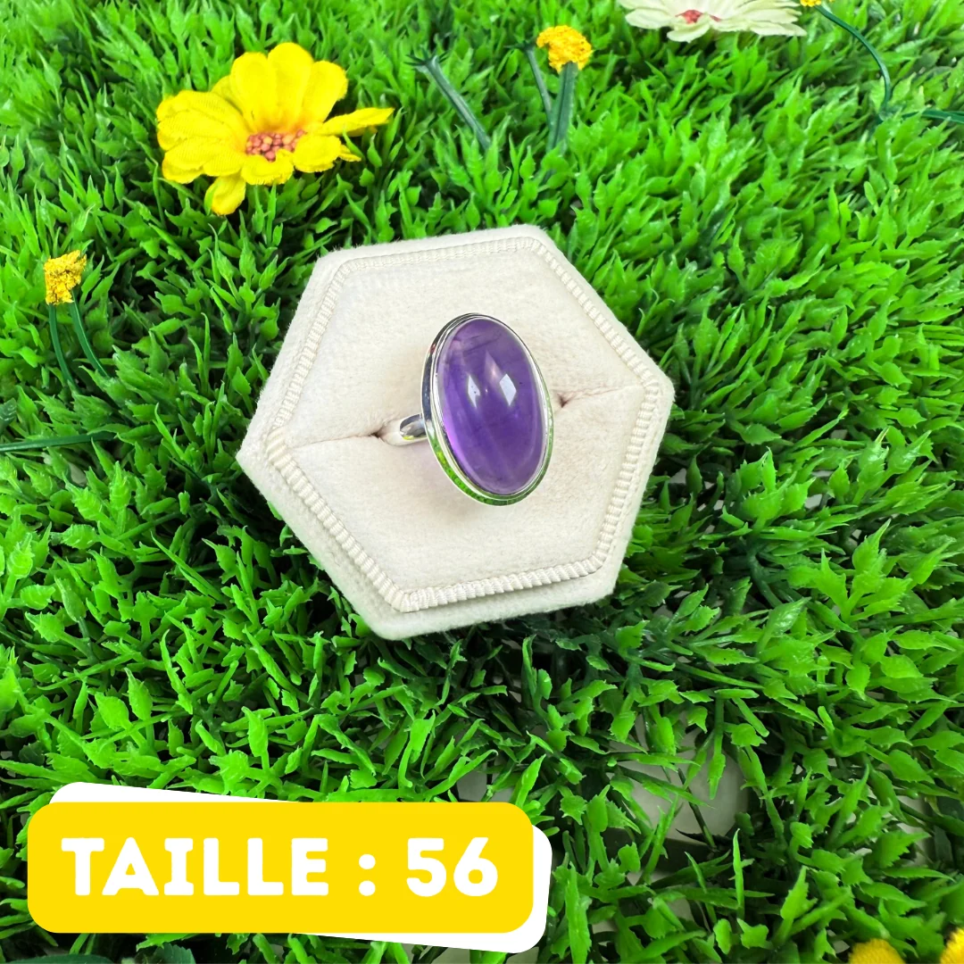 Bague Argent 925 Améthyste #217 - Saldi Straordinari – Offerte Speciali Disponibili Adesso forme