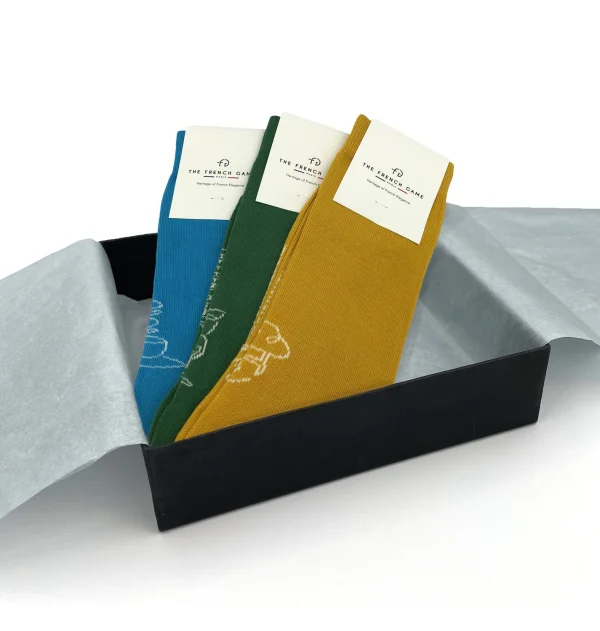 Trio de Chaussettes made in france dépareillées FRENCH CUISINE - Vins Rouges Harmonieux pour Chaque Occasion Coffret chaussettes bouteille de vin rouge : le cadeau parfait pour  amateurs de vin | CadoMaestro