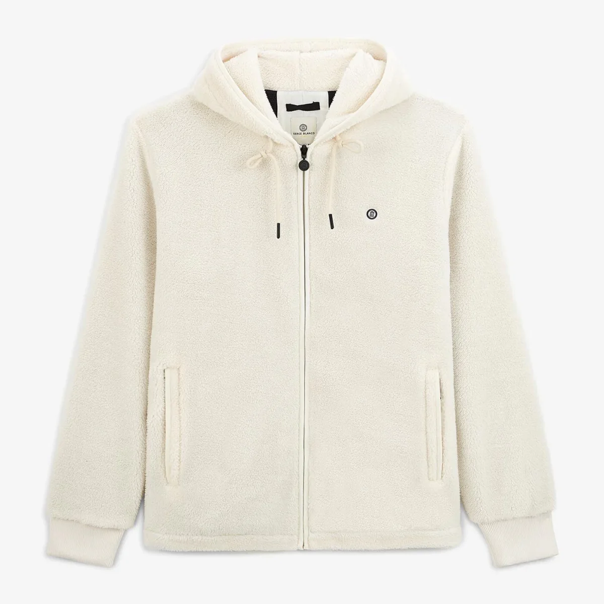 Veste polaire Dominik off white - E-shop mondial – Produits durables, modernes et accessibles partout PASCALE | Veste en similicuir ajustée