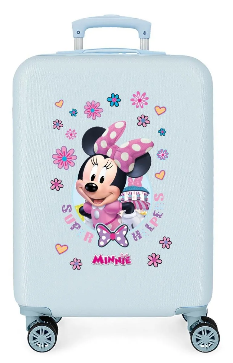 4571464 Nightblue TROLLEY ABS 55CM. 4R. MINNIE HAPPY HELPERS AZUL CLAR - Des Produits Outdoor Pensés pour Vos Aventures au Quotidien