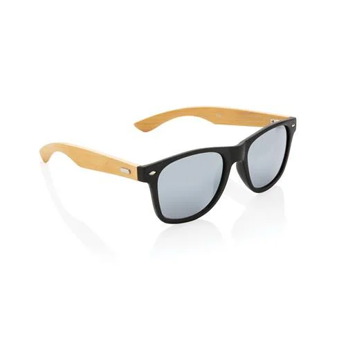 Lunettes de soleil en bambou et plastique recyclé – BAMBO - Saldi Straordinari – Offerte Speciali Disponibili Adesso - Lunettes publicitaires