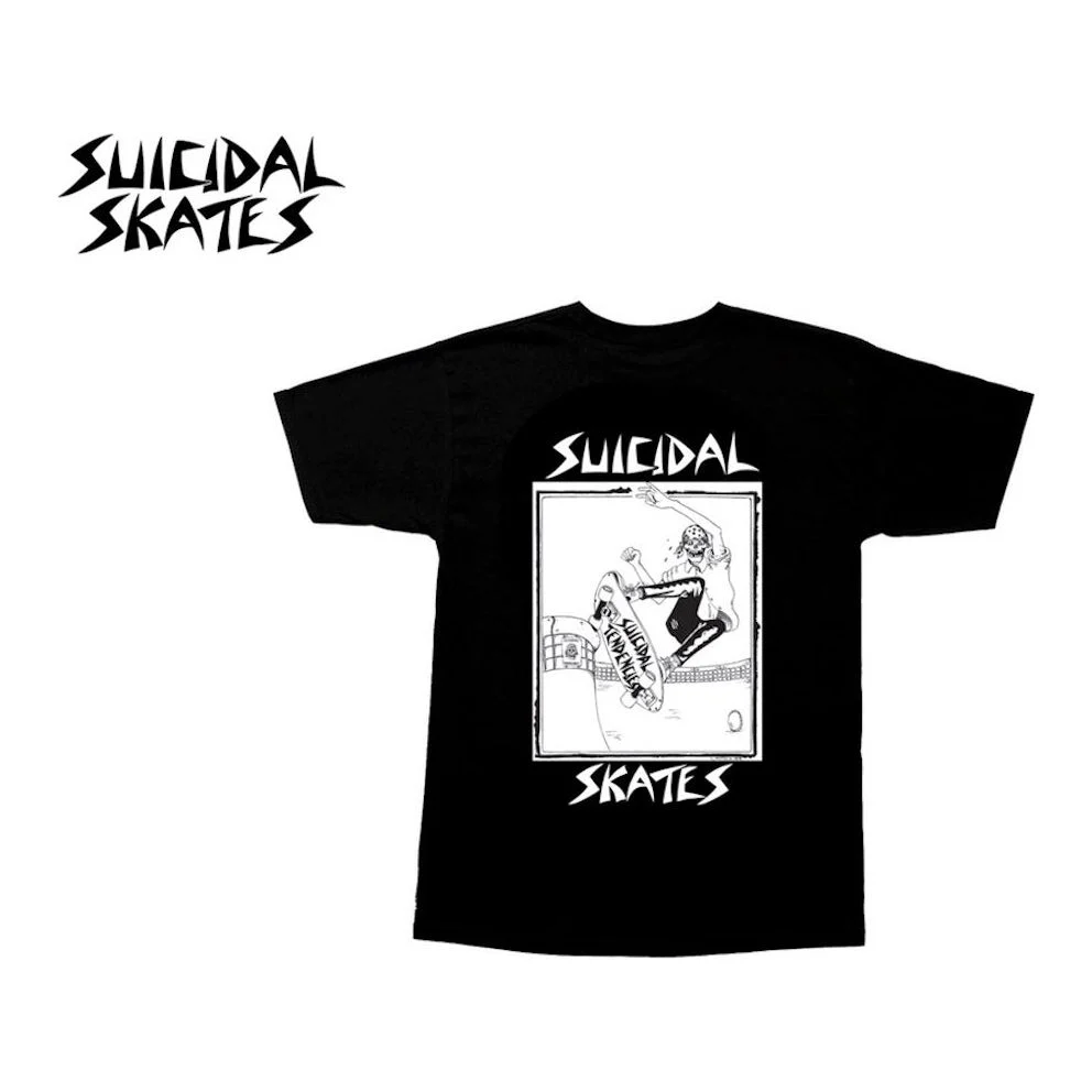 T-SHIRT DOGTOWN X SUICIDAL SKATES "POOL SKATER" - MADE IN USA - Des Produits Outdoor Pensés pour Vos Aventures au Quotidien T-shirt Big Wave Adventure - Illustration mer et montagne | Grafitee