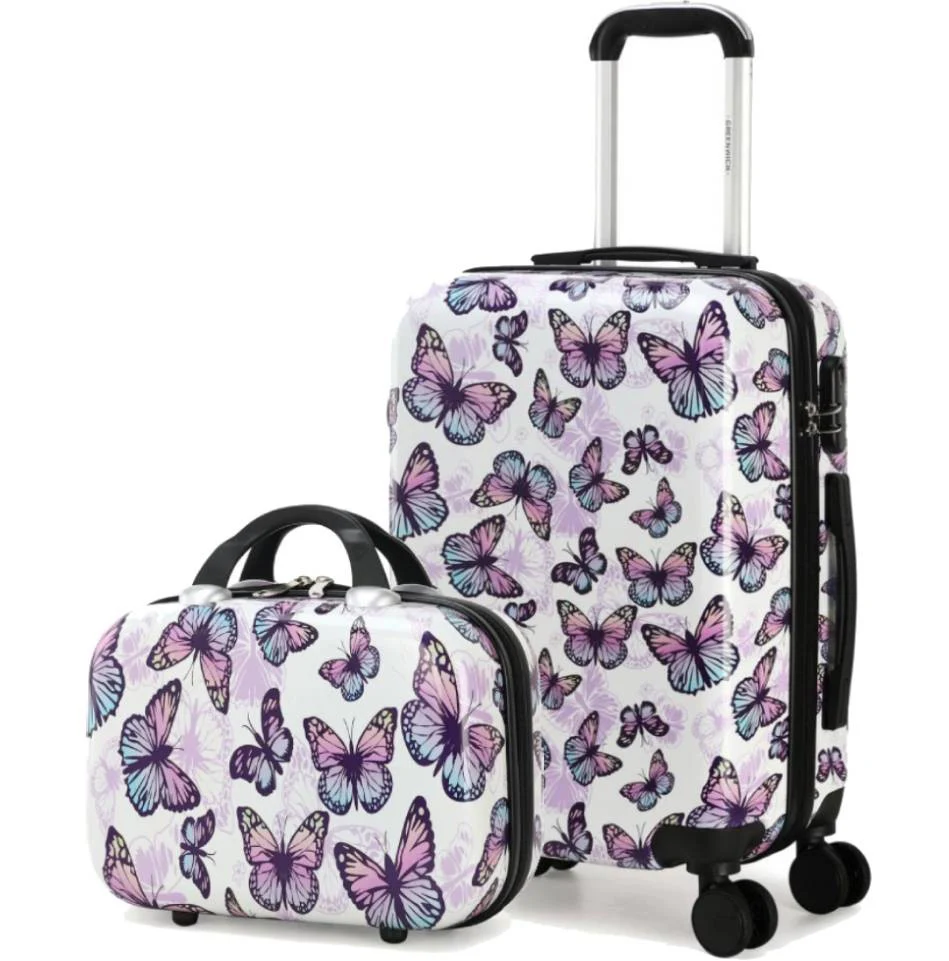 GREENWICH JUEGO DE MALETA DE CABINA + NECESER SMALL BUTTERFLY - Dos Des Produits Outdoor Pensés pour Vos Aventures au Quotidien