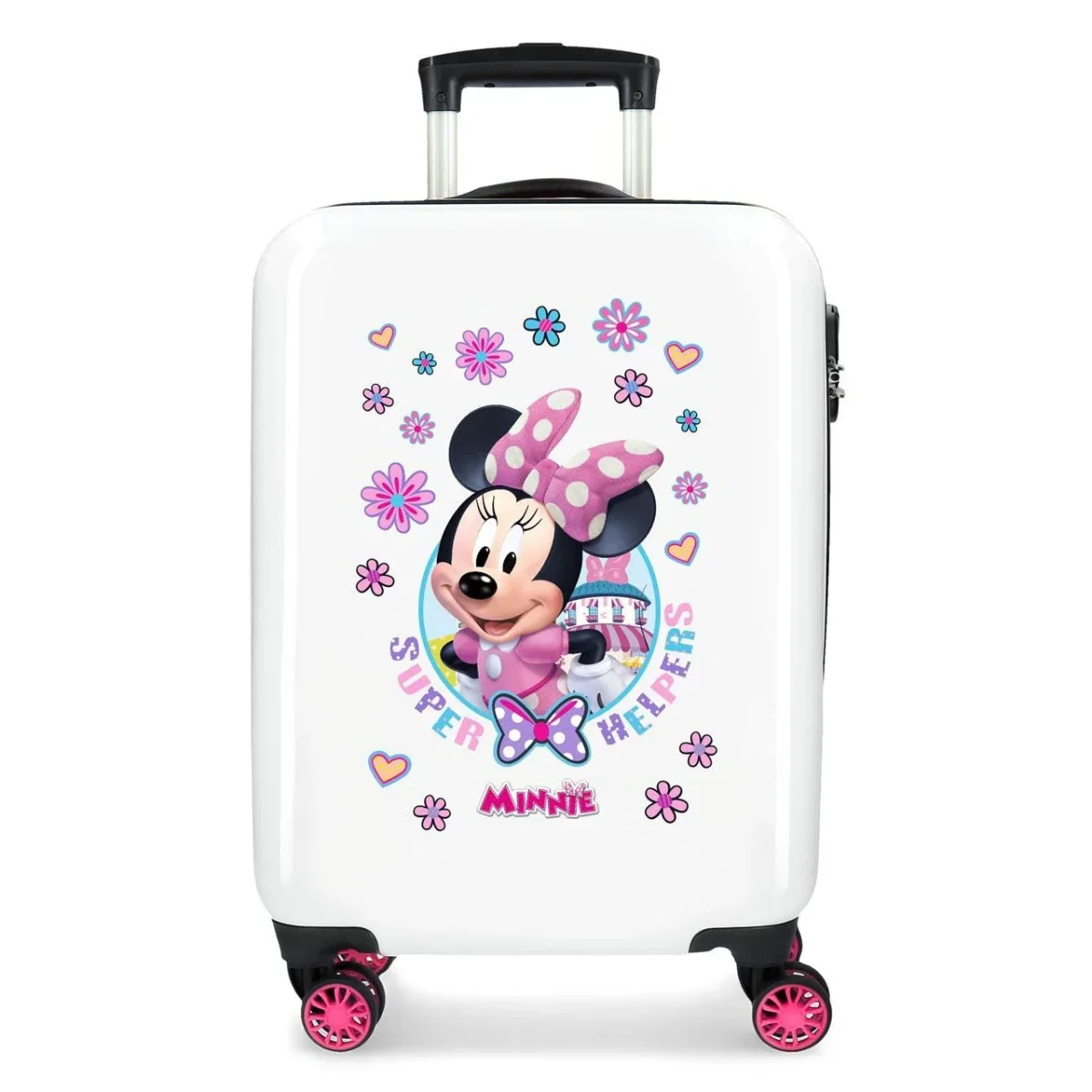 Maleta de cabina Minnie Super Helpers rígida 55cm blanco - Des Produits Outdoor Pensés pour Vos Aventures au Quotidien - valise maleta cabina cm produit aventure