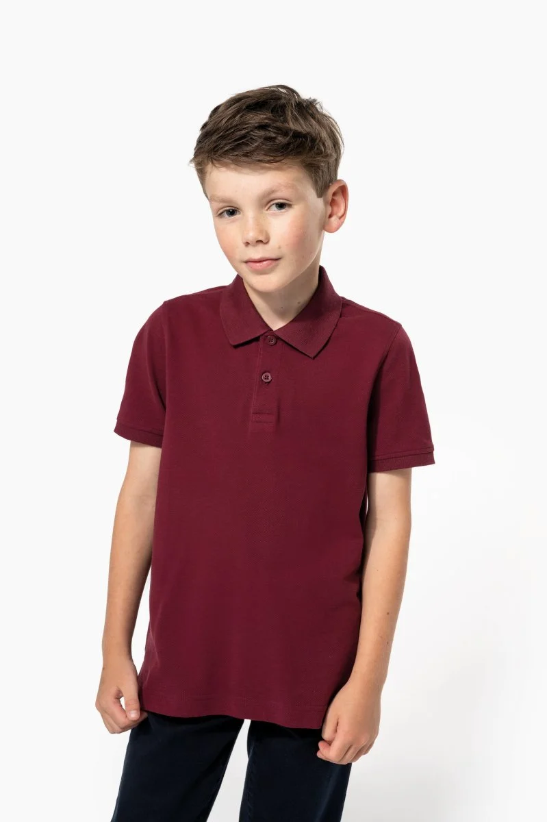 Polo manches courtes bio 180 enfant - Matériel sport pas cher – Meilleur rapport qualité-prix Polo Manches Longues Enfant (Rouge) | Decathlon