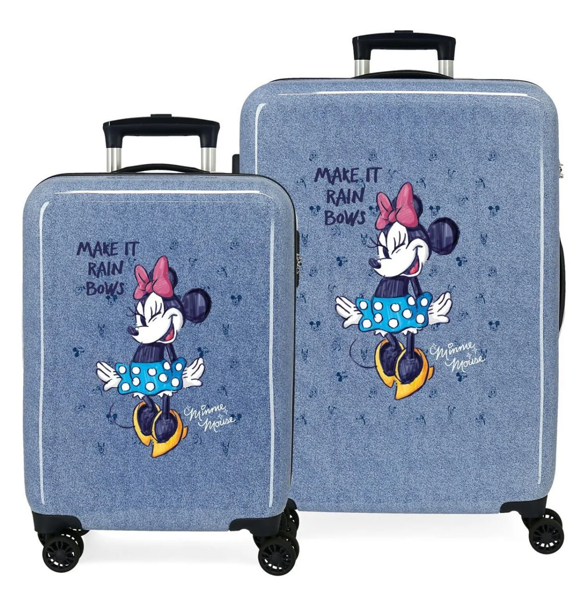 4531921 SET/2 TROLLEY ABS 55-68CM.4R.MINNIE MAKE IT RAIN BO - Des Produits Outdoor Pensés pour Vos Aventures au Quotidien - {'count': 2, 'name': 'énigme'}