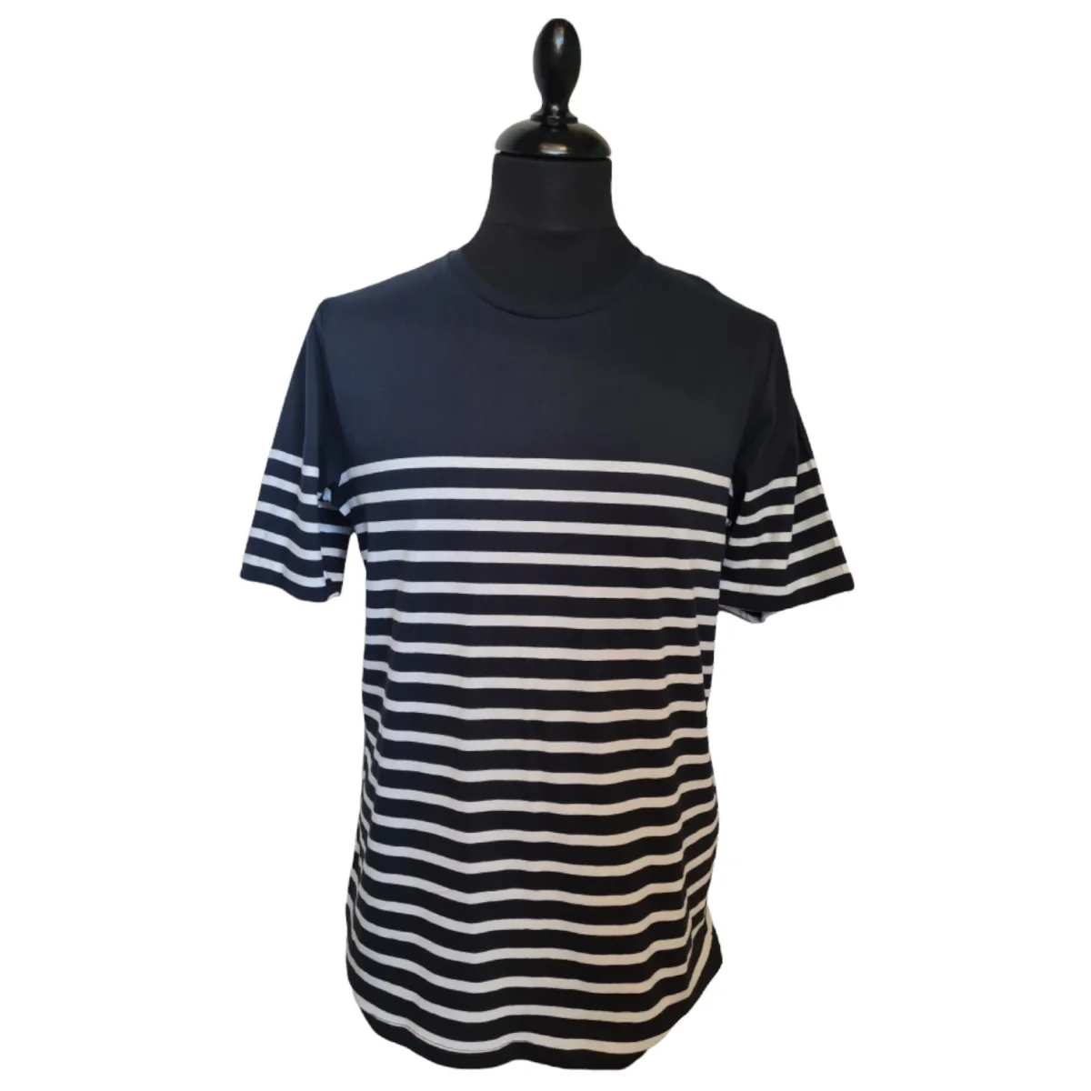 Rayé Bleu Rayures Blanches Manches Courtes - Outdoor Sports Shop – Bons Plans Randonnée & Trekking Adoptez le T-shirt Henley rayé Faelan dans le coloris Rouille multico |  Veronica Beard