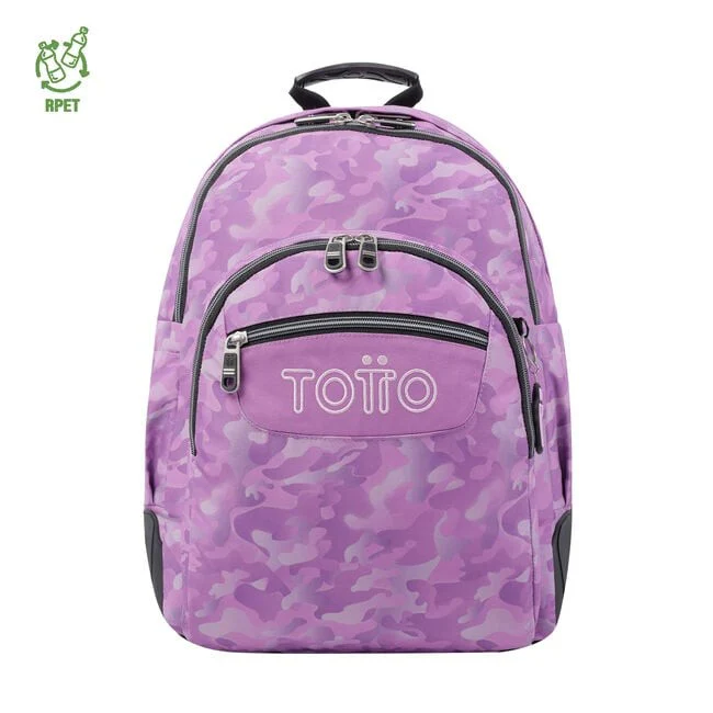 TOTTO Mochila escolar - Crayoles- 9I8- Camuflaje Rosa - Des Produits Outdoor Pensés pour Vos Aventures au Quotidien - {'count': 1, 'name': 'FENÊTRE'}